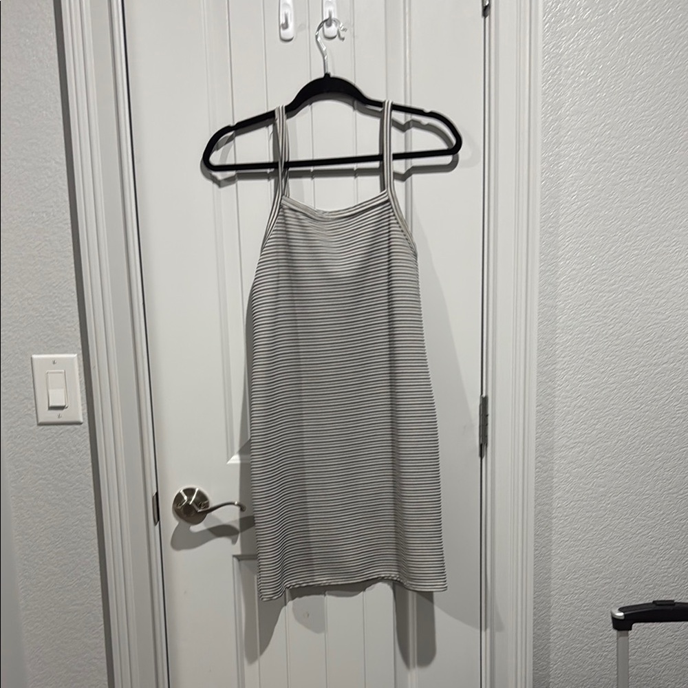 PacSun Monochrome Striped Mini Dress